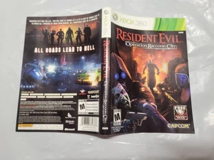 Resident Evil Operation Racoon City Xbox 360 Cover art only - Picture 1 of 1