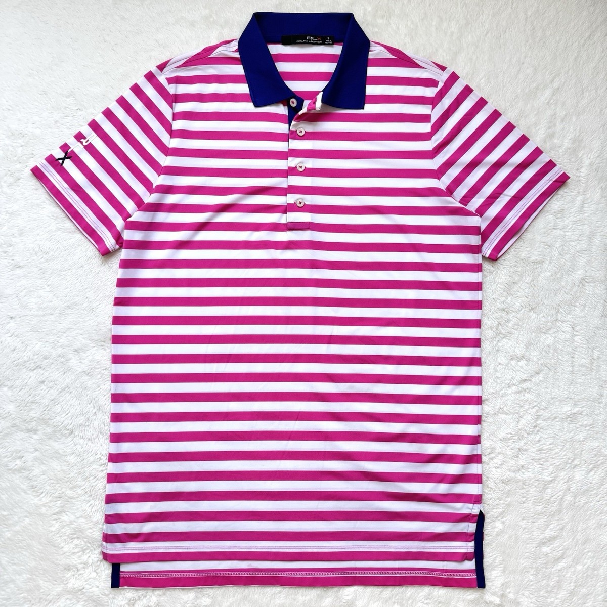 Polos Lacoste Hombre Outlet Camisa A Rayas Rosas Y Blancas Con