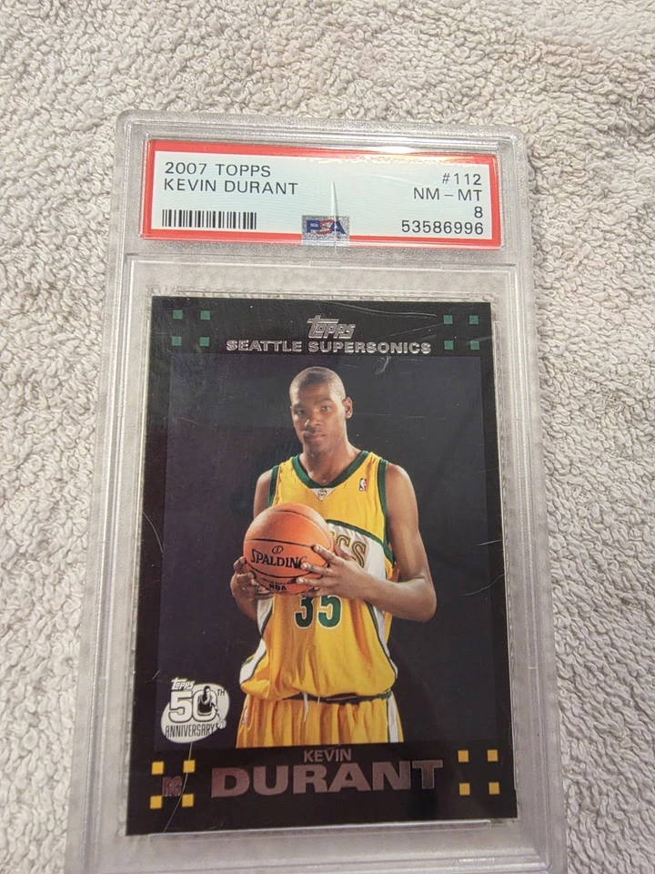 Topps Kevin Durant #112 (RC) 2007 Seattle, Houston Rockets  Foto 1 de 2