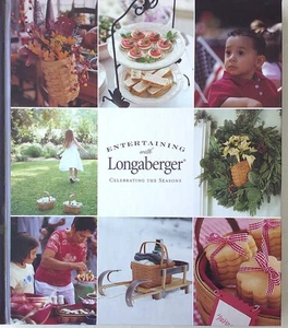 Entertaining With Longaberger Celebrating The Seasons Recipes Inspiration Book - Picture 1 of 2