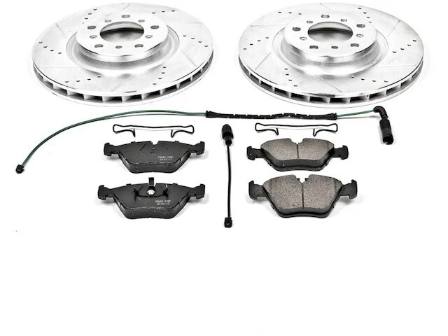 前刹车片和转子套件适用于 2001 - 2006 宝马 M3 2002 2003 2004 2005 KV328PC — 第 1/1 张图片