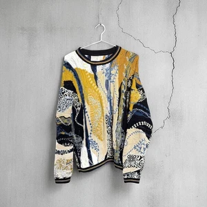 Coogi Australia Colored knit B.I.G Notorius sweaters size M very rare - Picture 1 of 6