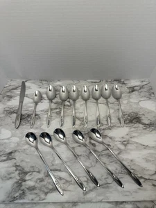 Vtg 14 PCS Gorham Stegorcraft ROSELLE Stainless Flatware~USA - Picture 1 of 14