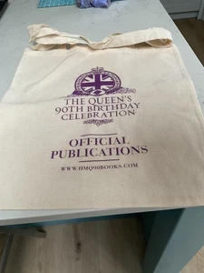 Queen Elizabeth II 90th Birthday Celebration - Tote Bag - NEW - Picture 1 of 3