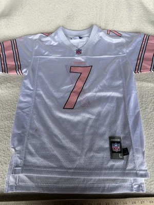 Camiseta deportiva Ben Roethlisberger Reebok Steelers blanca/rosa para niñas réplica juvenil talla L Foto 1 de 4