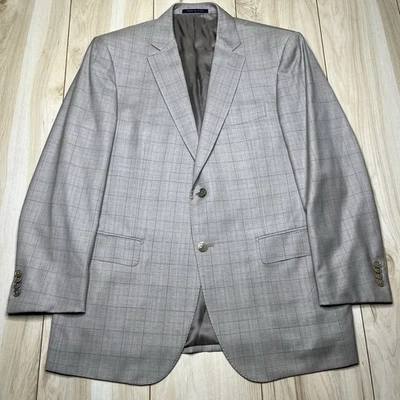 Abrigo deportivo de lana PAL ZILERI doble ventana GUABELLO Super 130’s para hombre 44R gris Foto 1 de 4