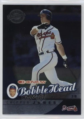 Donruss Clase de 2001 Bobble Head/Chipper Jones 2000 #13 Salón de la fama Foto 1 de 2