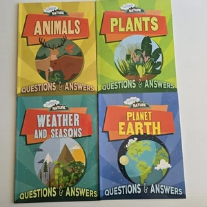 Curious Nature: educational Bundle X4 Plants, Animals, Planet earth, Questions - Picture 1 of 10