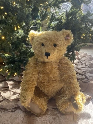 Big Golden Limited Edition Steiff Cone Nose Growler Teddy Bear 25” 668319 65 cm - Image 1 of 4