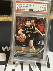 Bowman U Now 35 2023 Hannah Hidalgo azul paralelo #/49 PSA 10 gemas como nuevo novato radiocontrol - Imagen 1 de 2