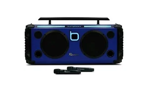 BUMPBOXX Flare8 Pro Azul Bluetooth Boombox Altavoz Micrófono Karaoke TWS - Imagen 1 de 2
