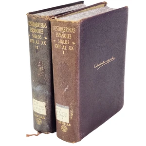 Spanish Literature Costumbristas Correa Calderon Vol 1-2 Aguilar Press 1950 Book - Picture 1 of 24