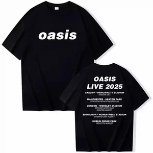 Oasis live 25 tour 2025 T-Shirt 2-Sided T-Shirt - Picture 1 of 5