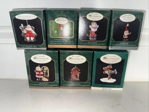 Mini adornos coleccionables Hallmark Keepsake años 90 LOTE DE 7 Collectors Club - Imagen 1 de 8