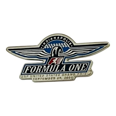 SAP US Grand Prix 2002 Formula One Lapel Pin Indianapolis F1 Racing Fan Gift - Image 1 of 4