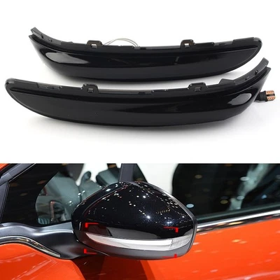 Flowing LED Rearview Mirror Dynamic Turn Signal Light Fit Peugeot 208 2012-21 US Foto 1 de 4