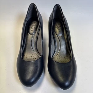Scarpe donna Life Stride morbide vivaci blu navy taglia 7M tacco alto - Foto 1 di 7