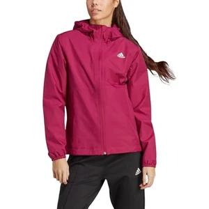 adidas ESSENTIALS RAIN RDY WINDBREAKER JACKET WOMEN'S WALKING HIKING NEW BNWT L - Picture 1 of 7