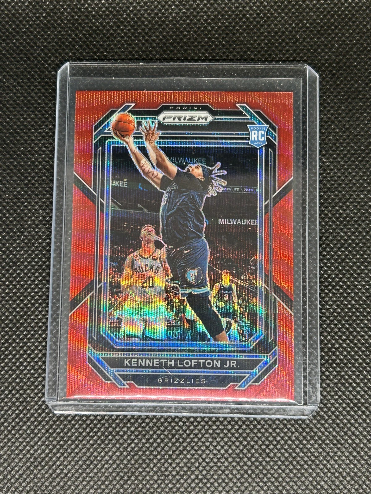 Kenneth Lofton Jr 2022-23 Panini Prizm #253 Ruby Red Wave Prizm SP Rookie RC