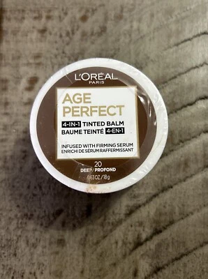 L'Oreal Paris AGE PERFECT 4-in-1 Tinted Balm 20 Deep Profound Foundation - Image 1 of 3