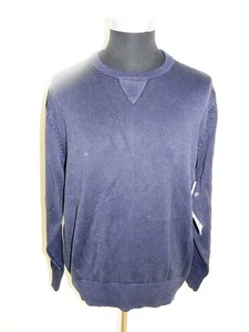 Jersey Kitaro hombre manga larga azul liso algodón talla M - Imagen 1 de 1