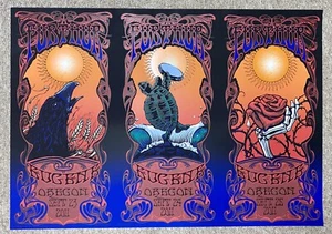 FURTHUR GRATEFUL DEAD OREGON 2011 ORIGINAL UNCUT CONCERT POSTER BIFFLE X3 - Picture 1 of 2