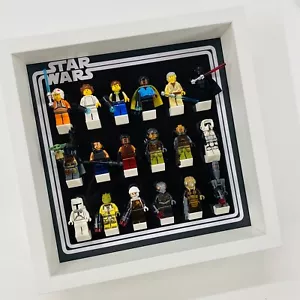 Display Frame for Lego ® Star Wars Logo minifigures figures 27cm - Picture 1 of 12