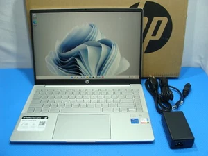 HP Pavilion Plus Laptop 14-eh0010nr 14"2240x1400 Intel i5-1240P 8GB 512GB 1cycle - Picture 1 of 22