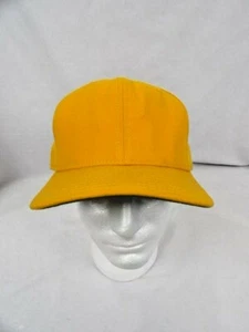 Vintage NOS New Era Yellow/Gold Snapback Hat Dupont Visor Pro-Model Size M-L - Picture 1 of 6