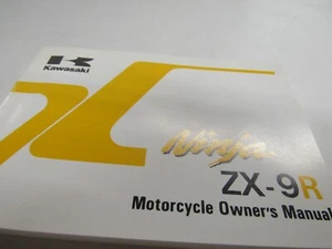 Kawasaki 1996 NINJA 900 Owners Manual 99920-1778-01 - Picture 1 of 4