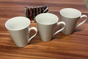 Geschenkset Tasse Kaffeebohnen  3 Tassen  weisse Kaffeebecher - Bild 1 von 23