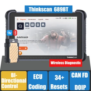 Thinkcar Newest THINKSCAN 689BT Professional Diagnostic Scanner Tool CANFD DOIP - Picture 1 of 13