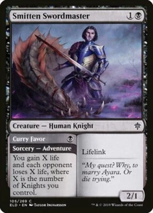 4 Smitten Swordmaster 4x x4 - NM - Throne of Eldraine - SPARROW MAGIC - Picture 1 of 1