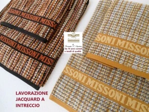 MISSONI Schwämme 4 Stück : 2 Gesicht cm. 115x70 + 2 Gäste cm. 70x40 , max Maße - Bild 1 von 12