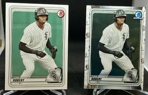 Luis Robert 2020 Bowman Chrome #BCP-150 & Paper Bowman #BP-150 Lot of (2) Sox - Bild 1 von 5
