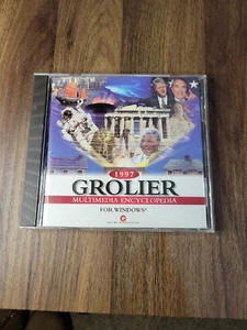 The 1997 Grolier Multimedia Encyclopedia CD-ROM Windows 95/Windows 3 - Picture 1 of 2