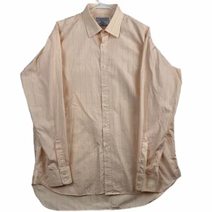 Charles Tyrwhitt Mens Size 17 Classic Fit Button Down Shirt Long Sleeve Plaid  - Picture 1 of 11