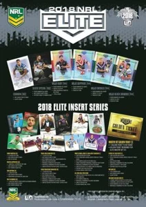 2018 NRL Elite Silver Special Parallel (SS011) CHECKLIST Raiders - Picture 1 of 1