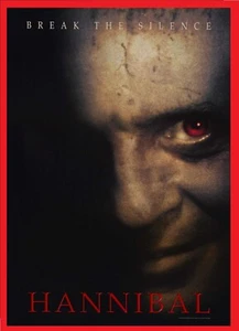 Original HANNIBAL 2 sided Advance One Sheet ANTHONY HOPKINS - Picture 1 of 1