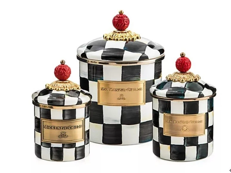 MacKenzie-Childs Enamel Kitchen Canisters & Jars for sale | eBay