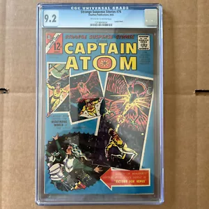 STRANGE SUSPENSE STORIES, CAPTAIN ATOM, CGC 9.2, OW-W PAGES, CHARLTON CLASSIC! - Picture 1 of 3