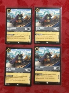 4x Lorcana Mare Azzurro - Billy Bones - Marinaio Spaziale - 185/204 - x4 - Foto 1 di 7