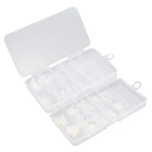 200Pcs Short Toenail Tips Toe Art Nails Plastic French Toenail False Toenails - Picture 1 of 12