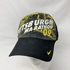 Vintage Nike - Pittsburgh Marathon '09 Dri-Fit Cap/Hat Black Yellow Y2k Swoosh