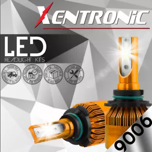 XENTRONIC LED HID Headlight kit 9006 White for 1989-1990 Mitsubishi Sigma - Picture 1 of 12
