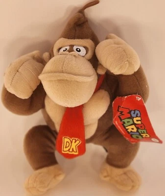 Peluche Donkey Kong 10" 2020 Super Mario Bros peluche mono Nintendo Foto 1 de 4