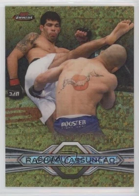 2013 Topps Finest UFC Gold Refractor /88 Raphael Assuncao Assunção #25 Rookie RC - Image 1 of 2