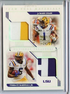 2021 - Panini - National Trteasures Dual Materials - Chase/Marshall   (024/025) - Picture 1 of 1