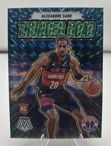 2024-25 Panini Mosaic - Thunder Road Alexandre Sarr (RC) #19 Green Mosaic Prizm - Picture 1 of 2