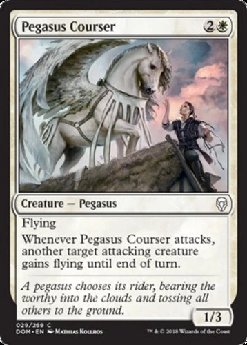x1 Pegasus Courser - Dominaria - NM - MTG - Image 1 of 1